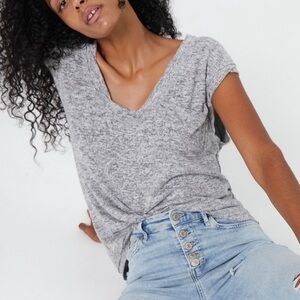 We The Free Courtney Hacci Muscle Tee- Heather Grey